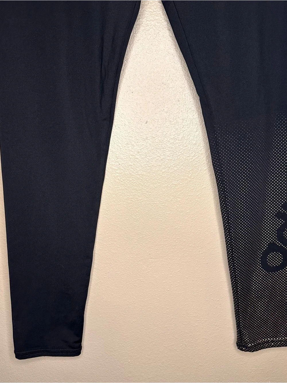 Adidas Black Kids Athletic Leggings with Gold Detail